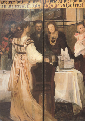 Alma-Tadema, Sir Lawrence The Epps Family Screen (detao) (mk23)